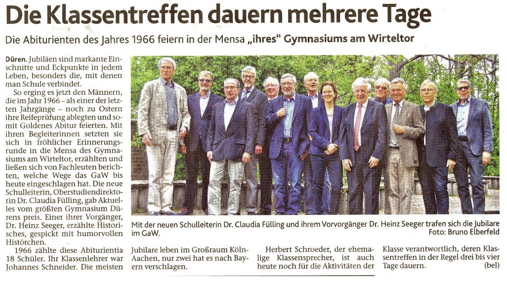 Abi-Jahrgang 1966 / Treffen 2016